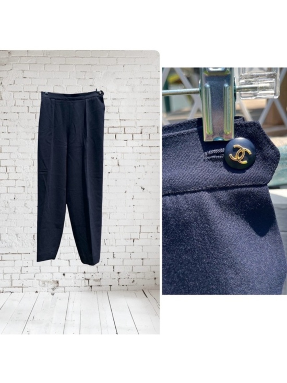 Chanel Wool /Silk Trousers